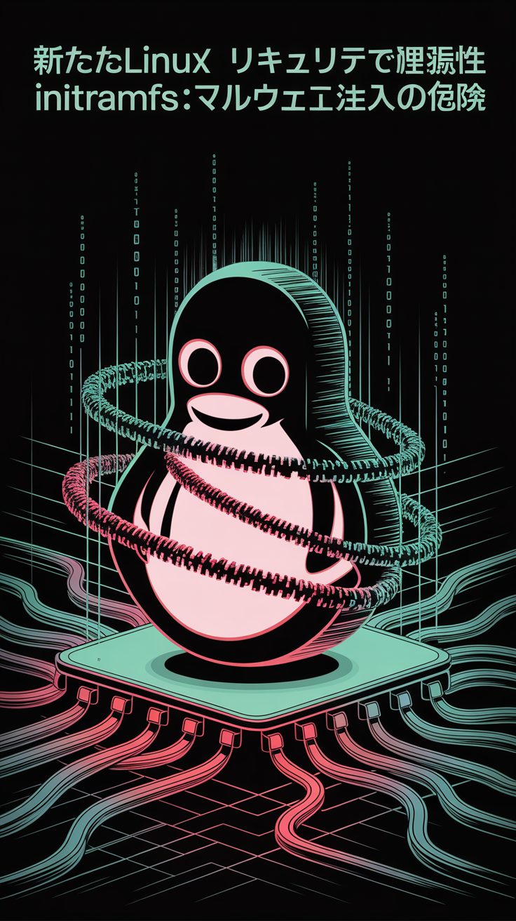 a-digital-illustration-depicting-a-styli_v5qfh-xVSQGlBwOxHpl7_A_RI0fKlEFRdif8NdKXmeZeQ 新たなLinuxセキュリティ脆弱性:initramfs経由でマルウェア注入の危険 始まり