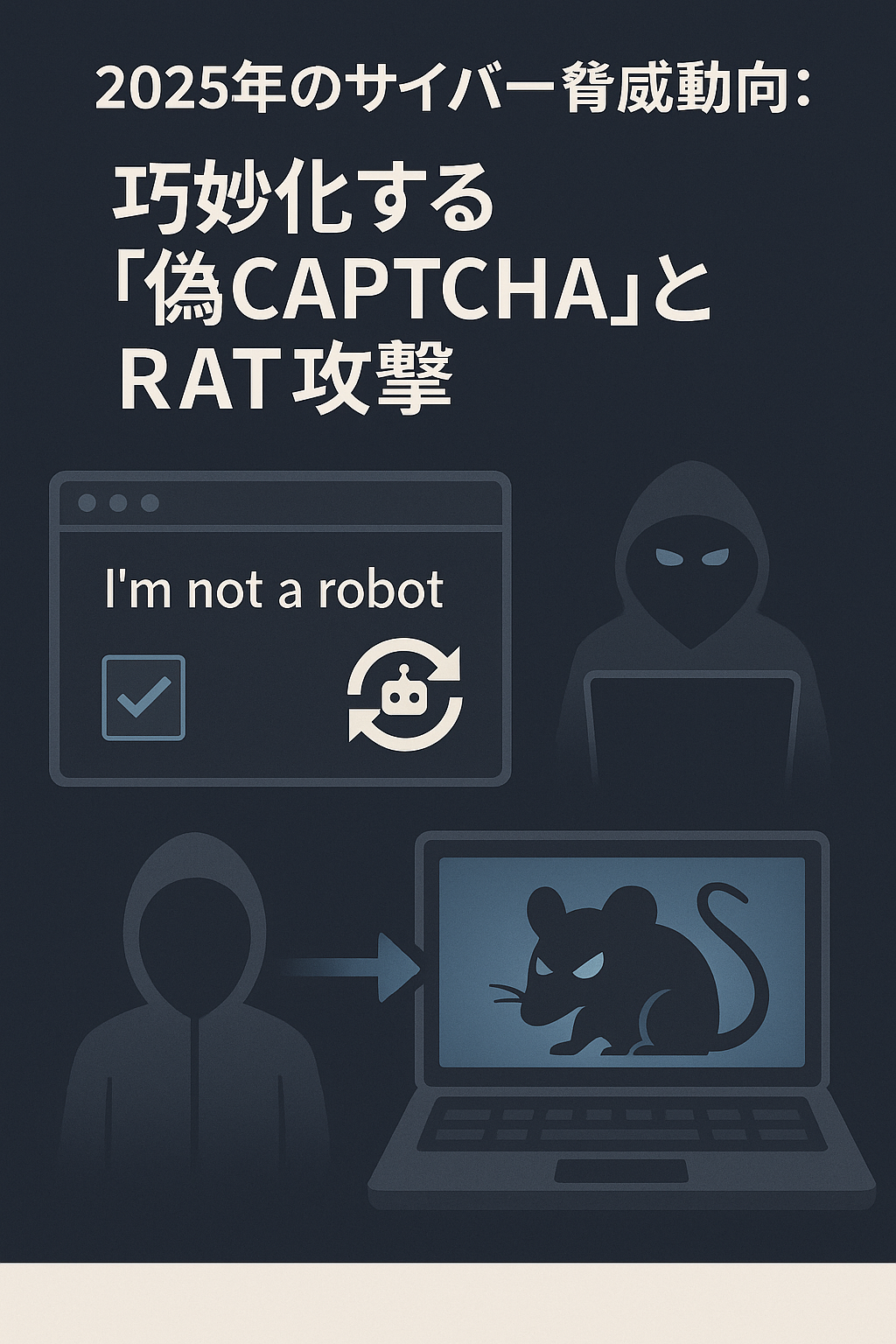 2025年のサイバー脅威動向：巧妙化する「偽CAPTCHA」とRAT攻撃 コンテンツ開始