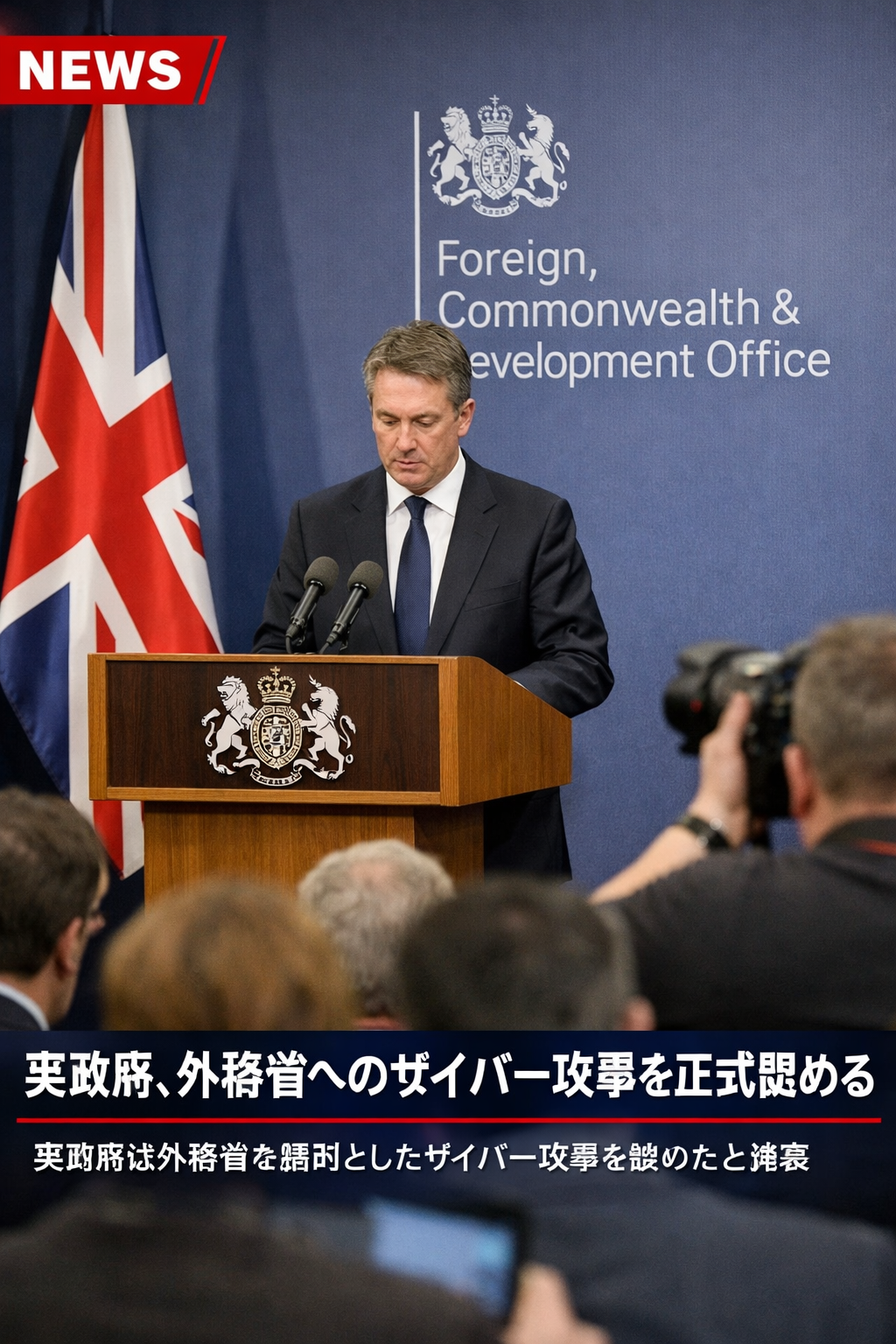 英政府、外務省へのサイバー攻撃を正式認める