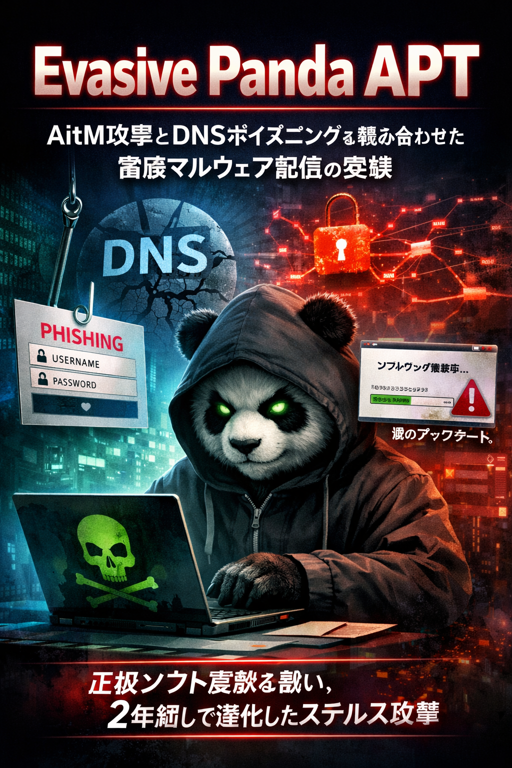 Evasive Panda APT AitM攻撃とDNSポイズニングを組み合わせた高度マルウェア配信の実態 ― 正規ソフト更新を装い、2年越しで進化したステルス攻撃